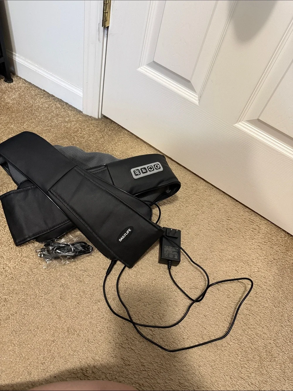 Back Massager Shoulder Wrap - Black
